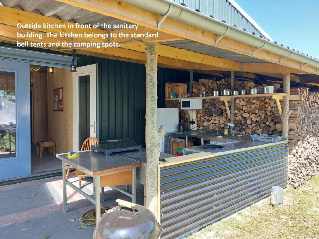 Bell Tent Glamping Essenhof Aagtekerke Exteriör bild